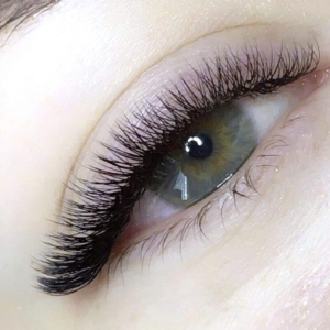 Hybrid or Volume eyelash extensions result — lash specialist Ashford Kent